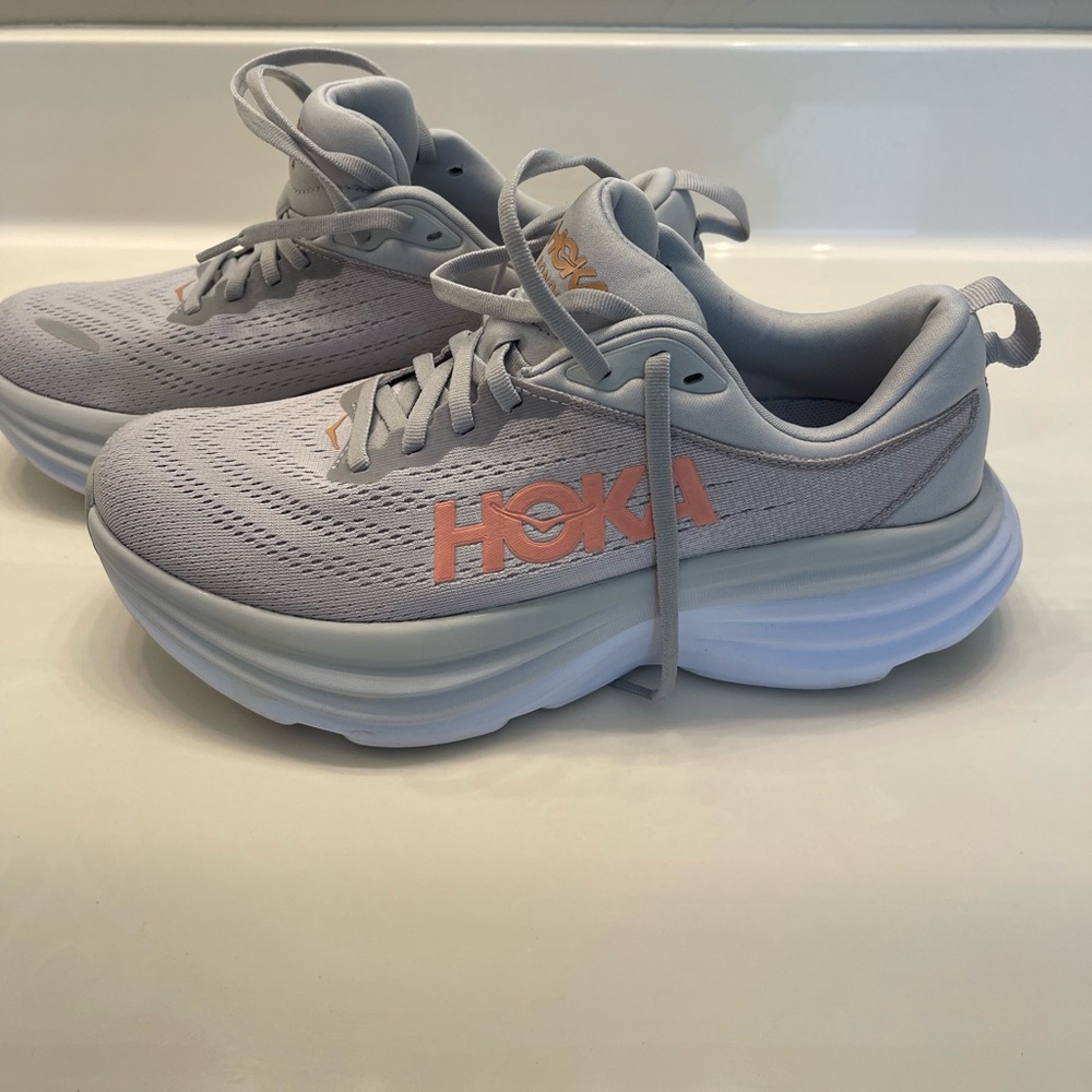 Hoka Bondi 8B sneakers, women’s, like new, size 7.5